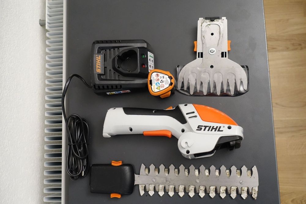 stihl akku strauchschere test
