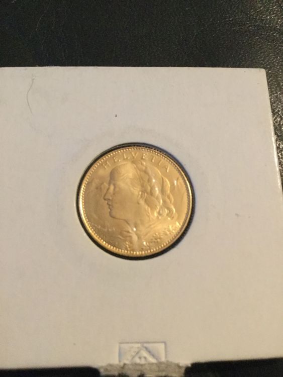 10 Franken Goldvreneli 1922 Stempelglanz Kaufen Auf Ricardo