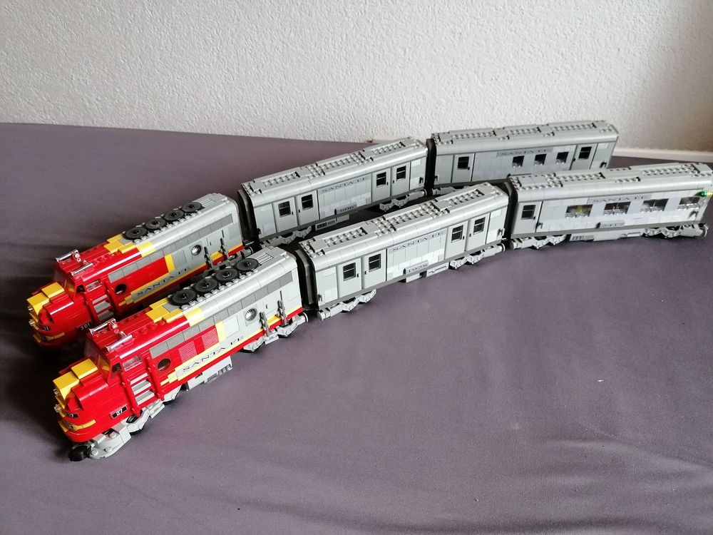 Lego 9V Eisenbahn TRAIN 10025 Santa Fe Dach Stein 3x2 HELLGRAU ROOF