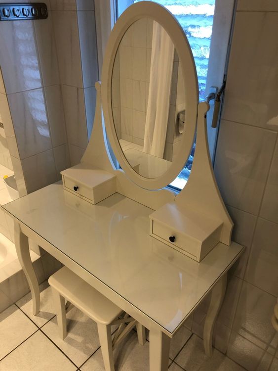 IKEA HEMNES Frisiertisch Und Schemel Kaufen auf Ricardo