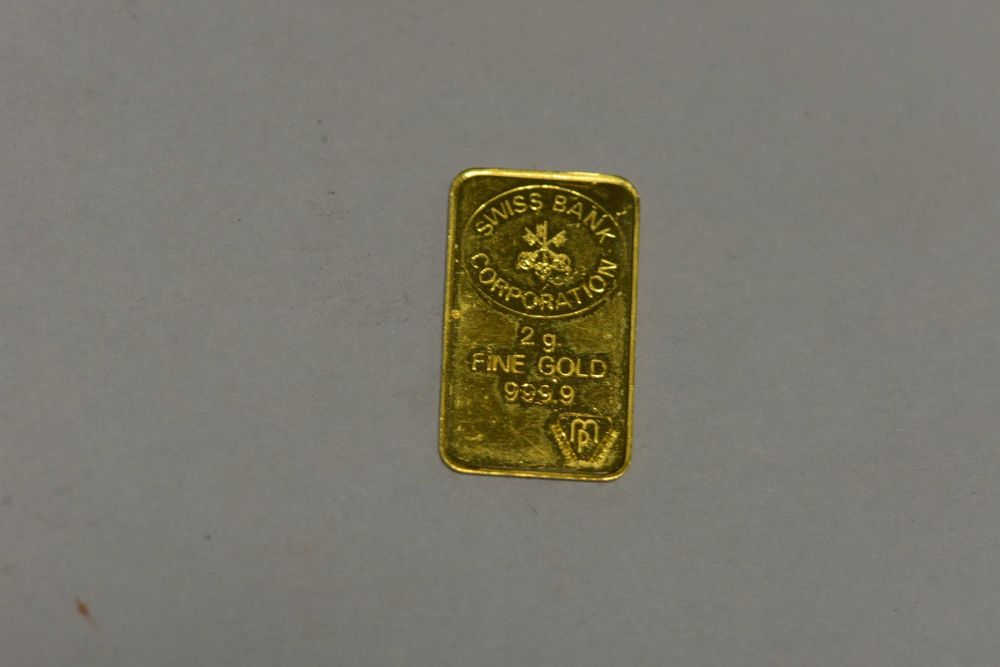 2g Goldbarren Swiss Bank Kaufen Auf Ricardo