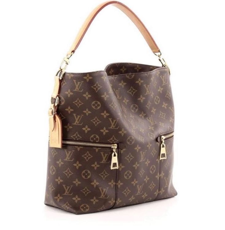 Louis Vuitton Melie Monogram Brown in Coated Canvas/Leather with Gold-tone  - US