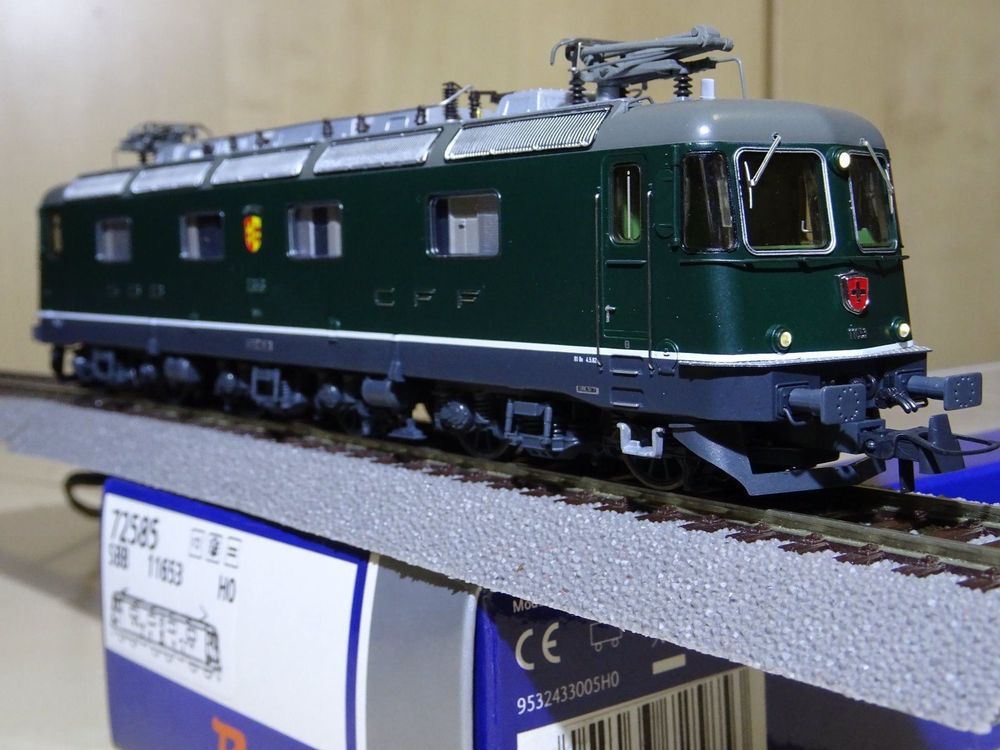 ROCO 72585 SBB Re6/6 DCC サウンド仕様 グリーン 色 電機 - 鉄道模型