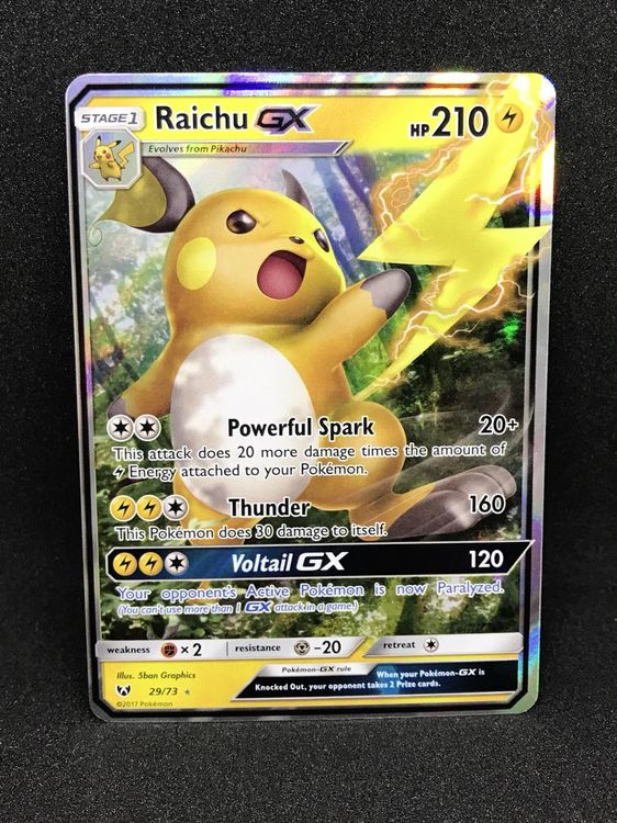 Raichu GX Full Art - Pokemon-Karte | Kaufen auf Ricardo