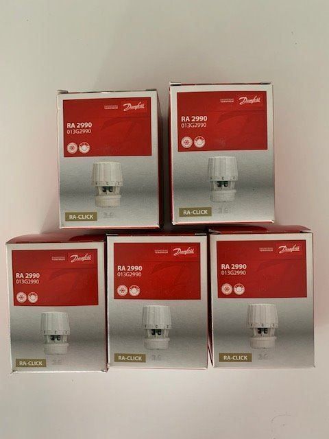 Danfoss Thermostatkopfe RA 2990 (5 Stk.) | Kaufen auf Ricardo