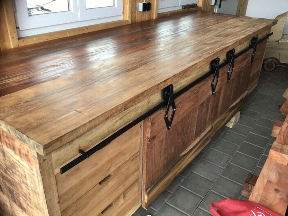 Kücheninsel Kochinsel 80j. Altes Teak kaufen auf Ricardo