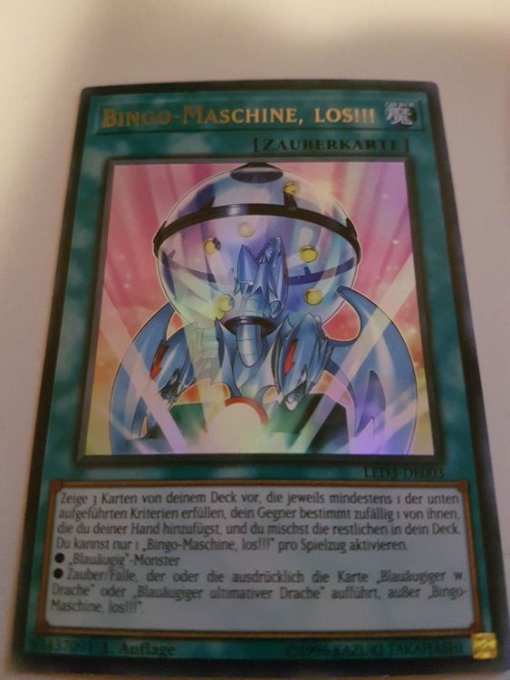 Yugioh BingoMaschine, Los!!! Kaufen auf Ricardo
