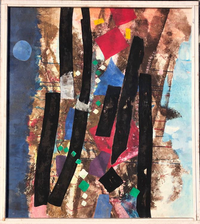 Ulrich Knispel grosses Orig. Gemälde Kaufen auf Ricardo