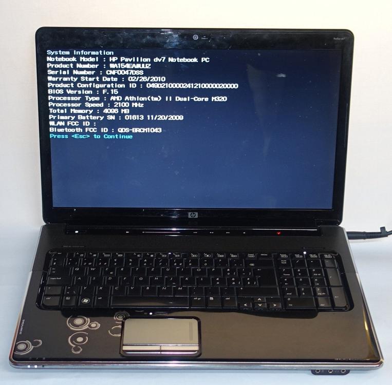 Hp pavilion dv7 6052er апгрейд