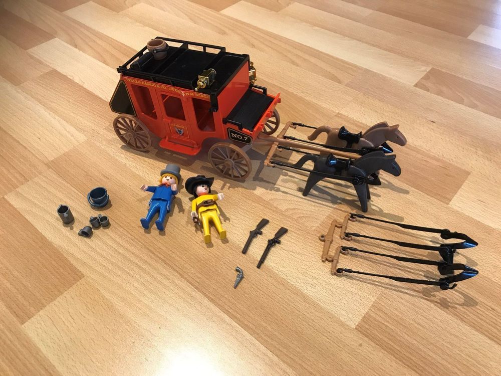 Playmobil Diligence 3245 Mains Fixes – Vintage Allemagne 1977 (pièces De Collection)