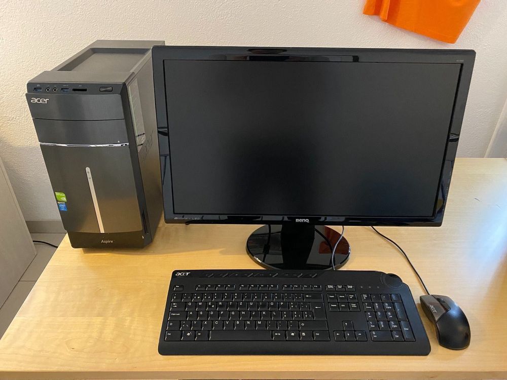 Acer Aspire T mit 24“ BenQ Monitor | Kaufen auf Ricardo