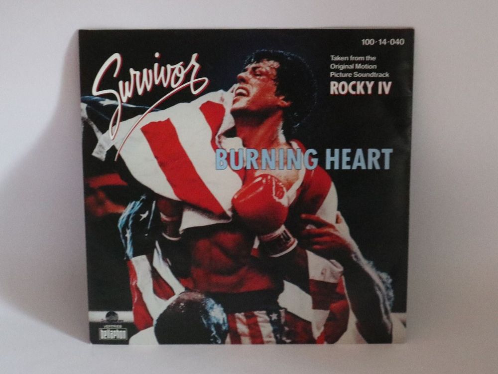 Vinyl Survivor Rocky 4 Burning Heart Acheter Sur Ricardo