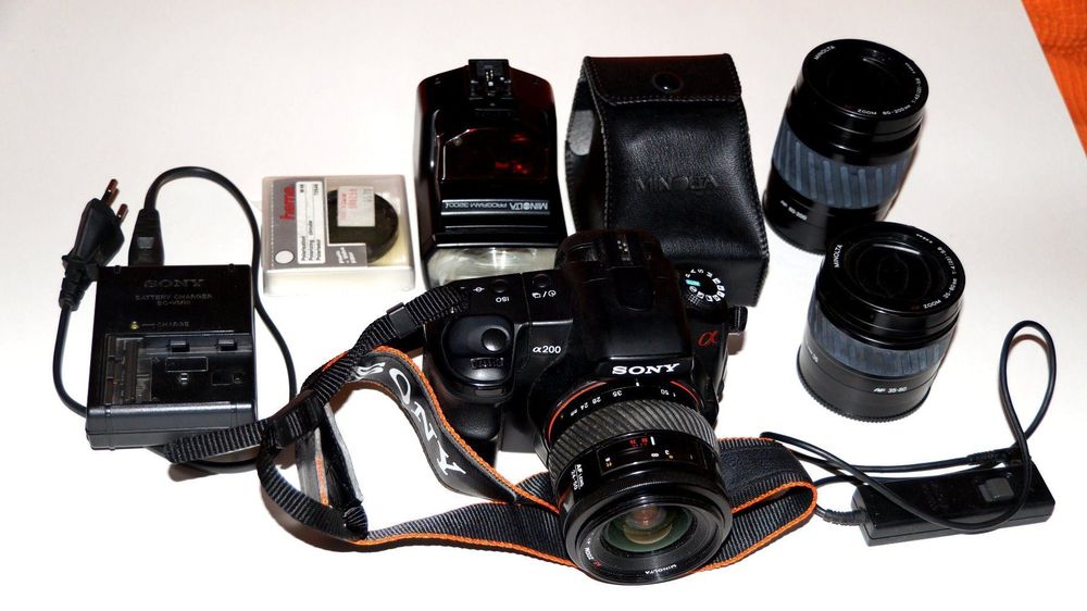 Sony Alpha 200 Mit Zubeh r Kaufen Auf Ricardo