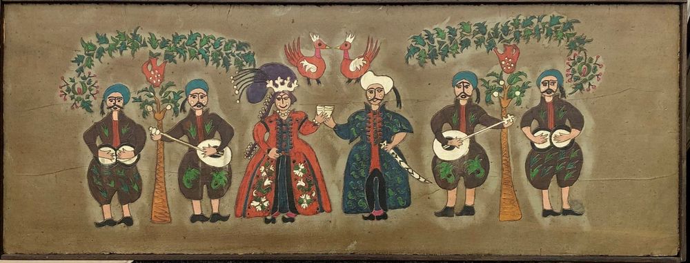 Orientalisches Fest Mit Musik Gemalde Kaufen Auf Ricardo