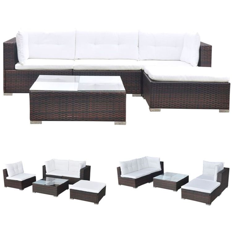 vidaXL 5-tlg. Garten-Lounge-Set mit kaufen auf Ricardo
