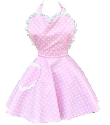 Küchenschürze retro rosa | Kaufen auf Ricardo