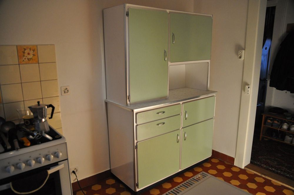 Küchenbuffet retro vintage antik grün kaufen auf Ricardo