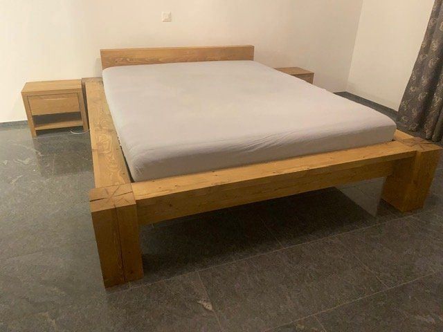 Balken Bett Eiche 160 Cm Gebraucht Kaufen Auf Ricardo