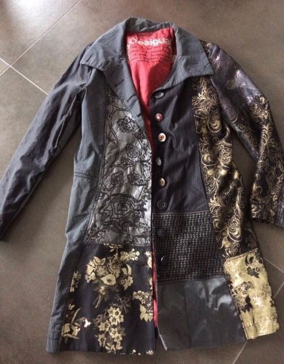 Veste Desigual Modèle Austin - Taille XL, Style Moto, Multicolore, Neuve Avec étiquettes