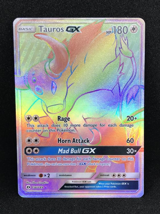 Tauros GX Rainbow Secret Rare Pokemon | Kaufen auf Ricardo