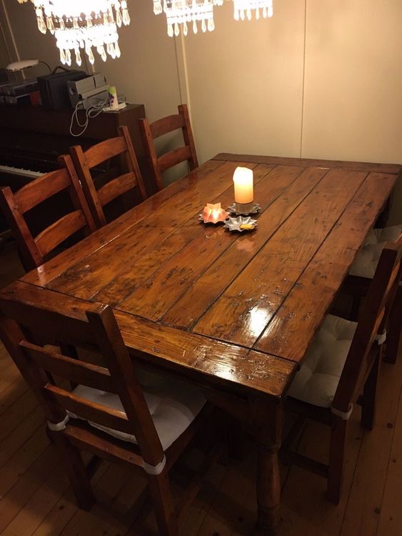 Alter Massiver Holztisch Rittertafel Kaufen Auf Ricardo 