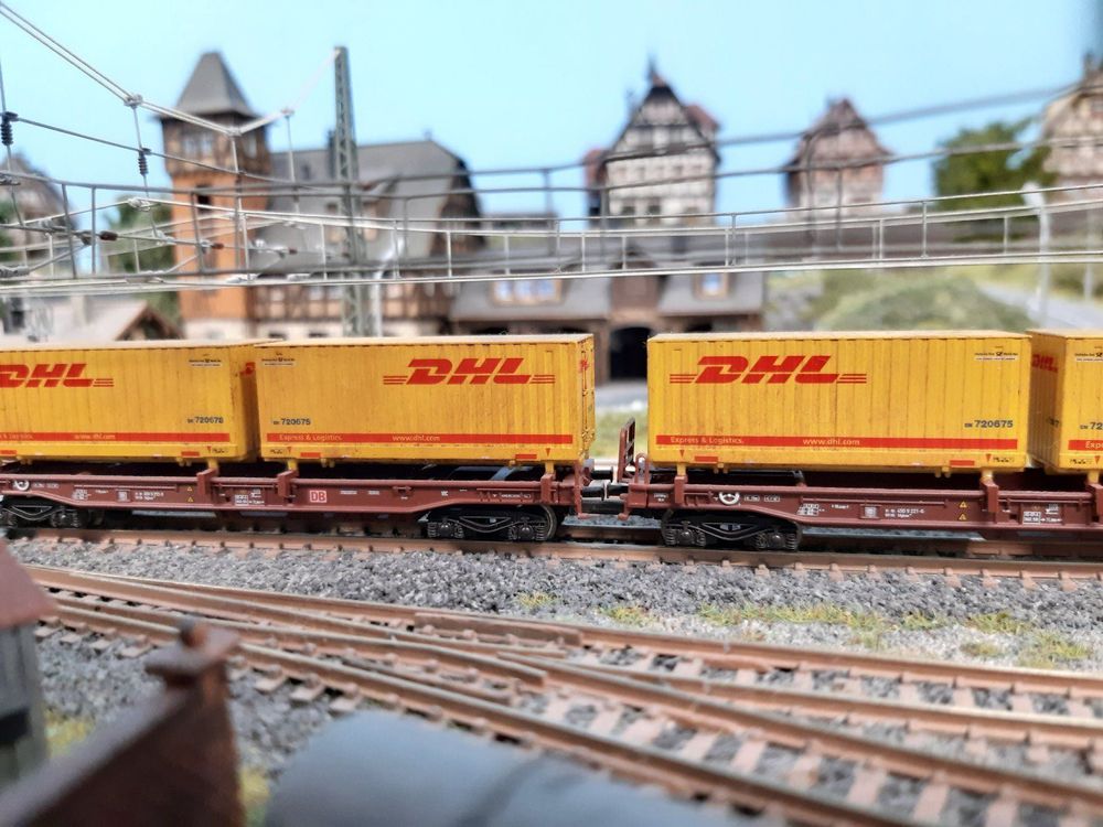 Minitrix Dhl Set Mit 9 Wagen Gealtert Kaufen Auf Ricardo