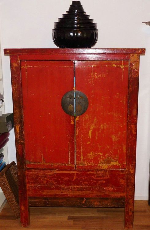ANTIKER SCHRANK CHINA Qing Dynastie | Kaufen auf Ricardo