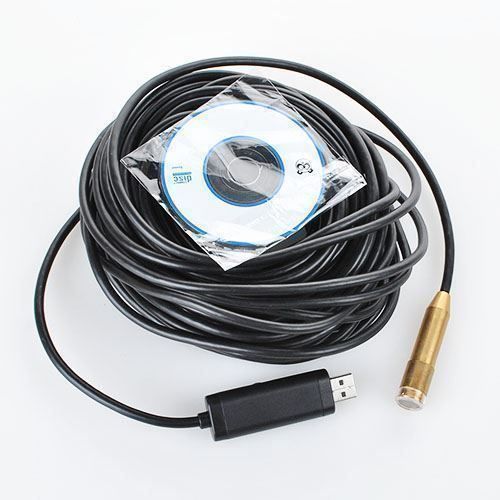 USB Endoskop Kamera LED Rohrkamera Inspektionskamera Kanalkamera Wasserdicht 15M 