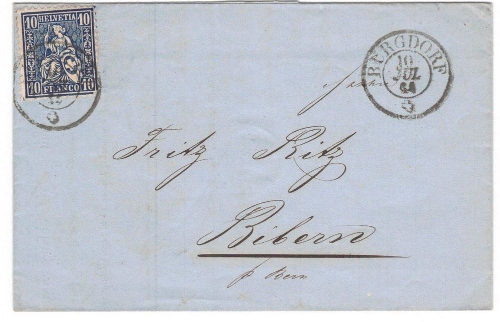 Burgdorf 1864 Briefmarken Stempel Kaufen Auf Ricardo