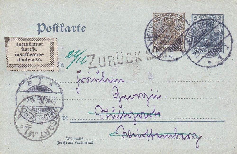 Ganzsache Postkarte Deutschland 1906 Kaufen Auf Ricardo