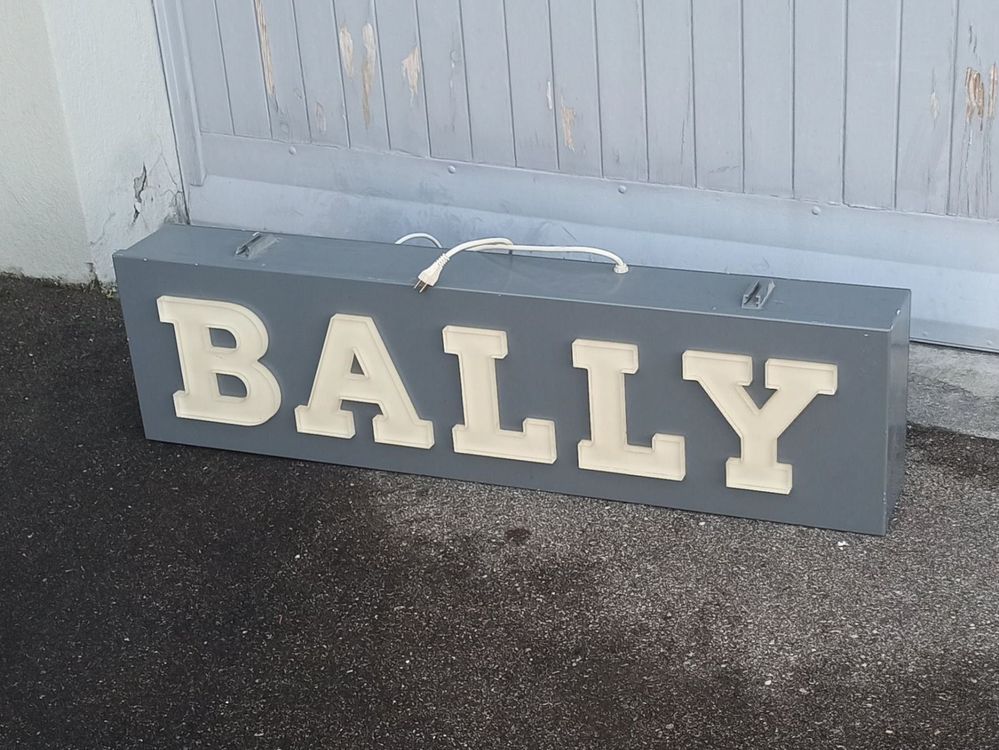 Original Bally Vintage Leuchtreklame Kaufen Auf Ricardo