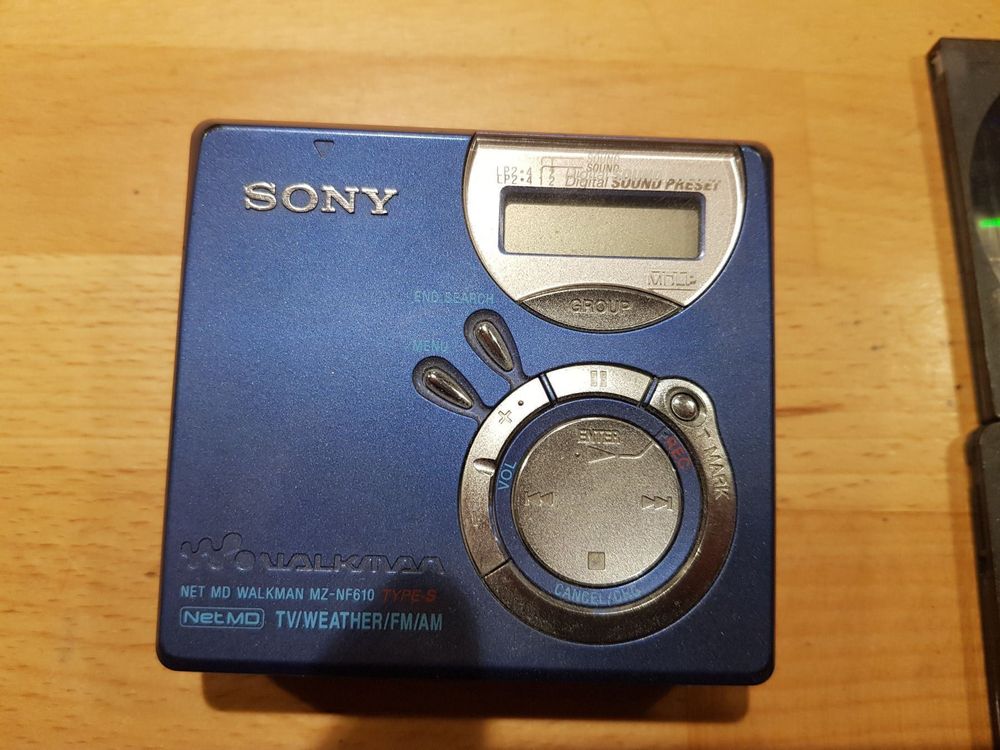 Sony MZ-S1 Net MD Walkman - MiniDisc Sport - Enregistreur - Testé