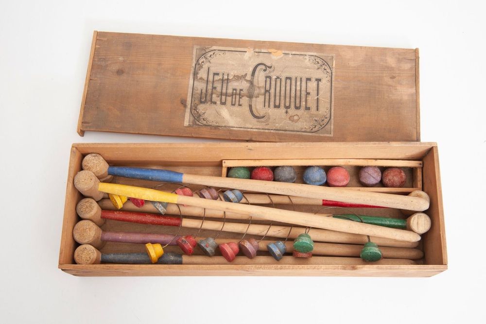 Jeu Croquet ancien pour enfants Kaufen auf Ricardo