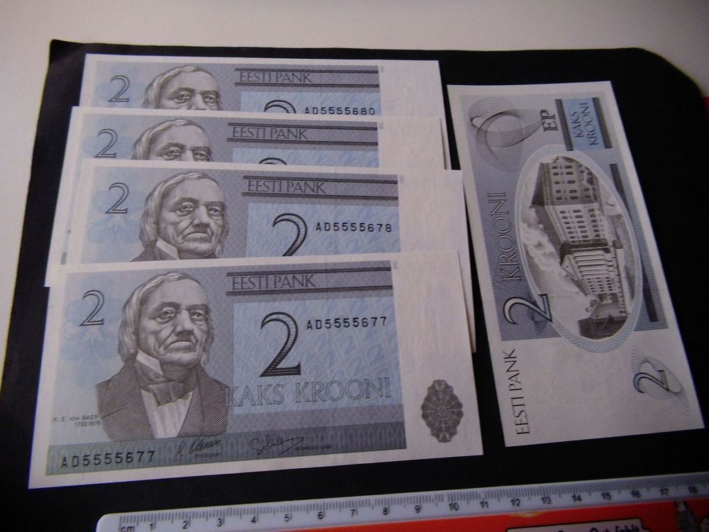 Estland 1992 2 Krooni Restlot 5 Stuck Kaufen Auf Ricardo
