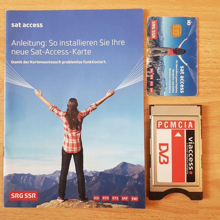 Schweizer TV Sat Karte + Viaccess Modul | Kaufen auf Ricardo
