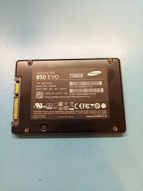 Ssd 850 evo 250gb прошивка