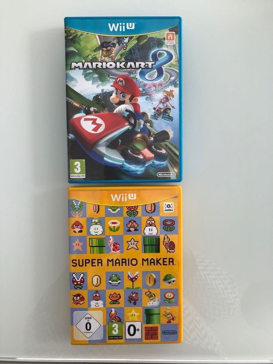 Wii U Mariokart 8 Super Mario Maker Kaufen Auf Ricardo 3849