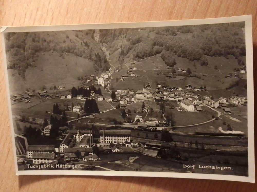 alte AK / Dorf Luchsingen Tuchfabrik Kaufen auf Ricardo
