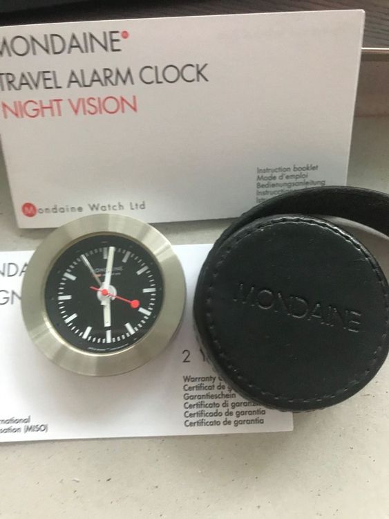 Mondaine Travel Alarm Clock Night Vision Kaufen auf Ricardo