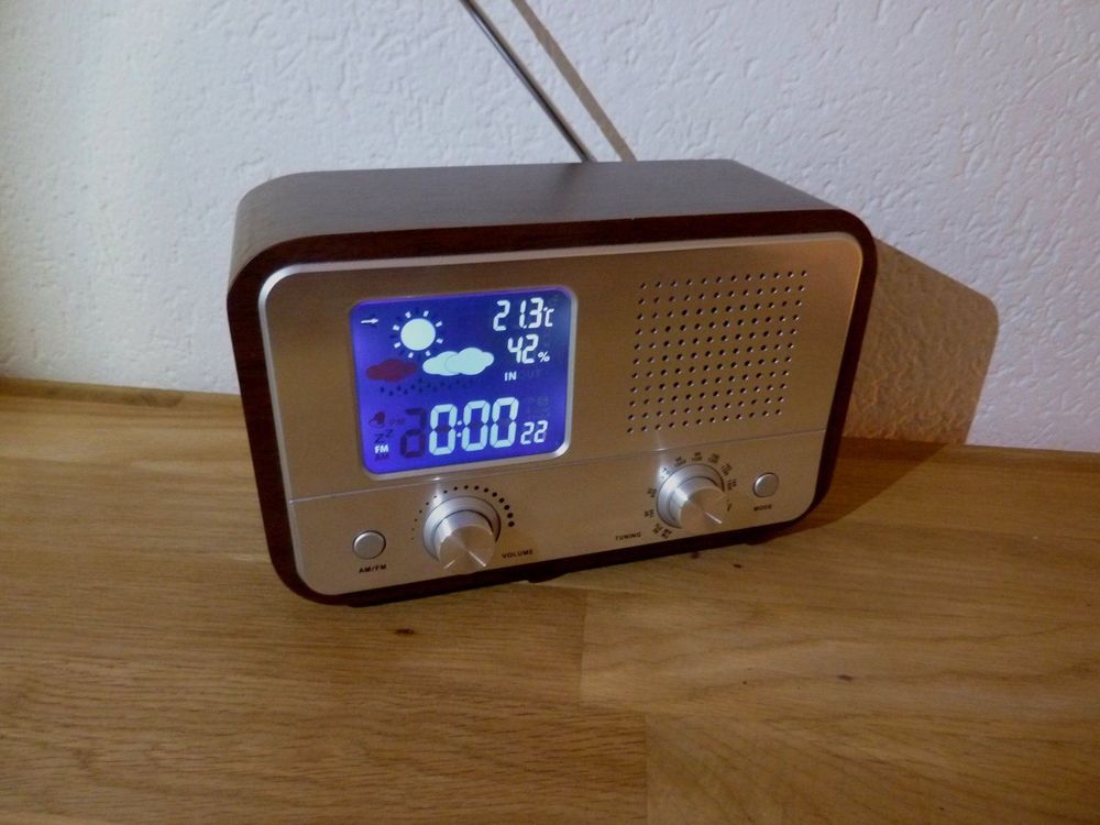 wetterstation mit integriertem radio