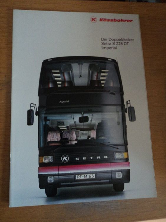 Prospekt Kässbohrer Bus Setra S228 DT | Acheter sur Ricardo