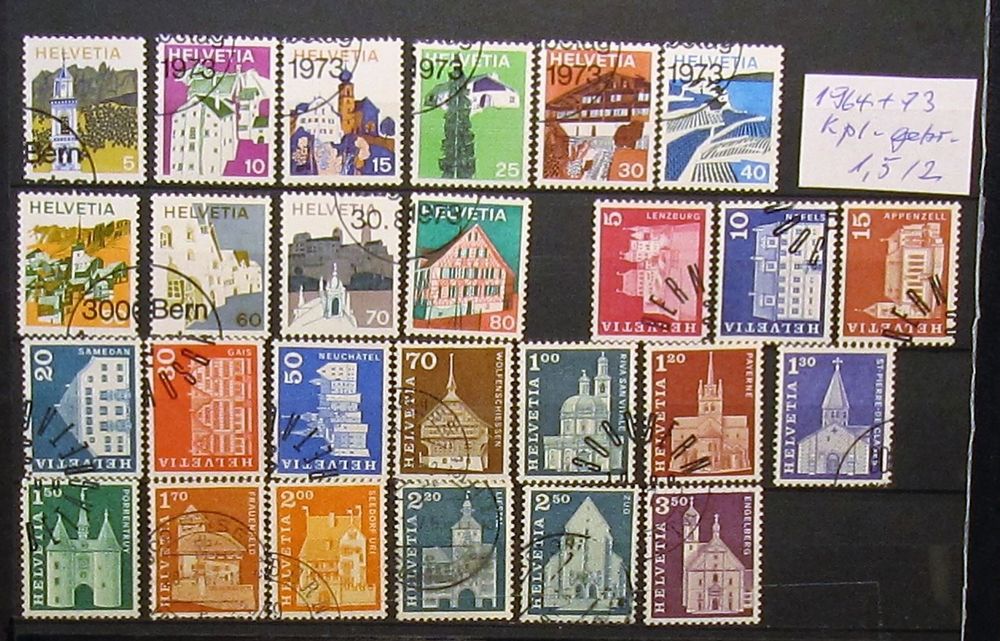 1964 und 1973 zwei Serien Dauermarken | Kaufen auf Ricardo