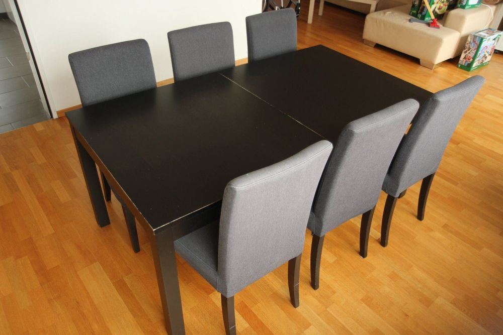 Esstisch IKEA Bjursta inkl. 6 Stühle acheter sur Ricardo