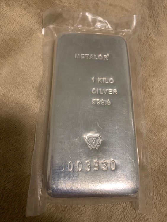 1 kg silberbarren verkaufen