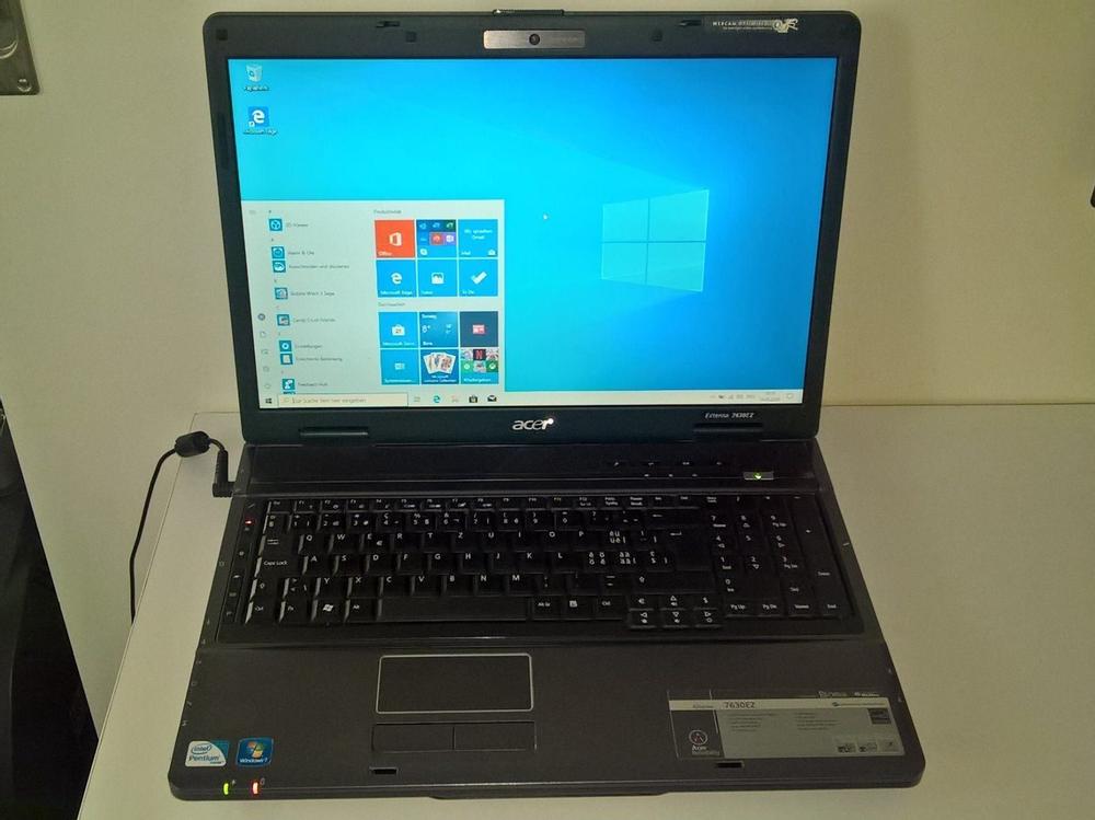 Апгрейд acer extensa 7630