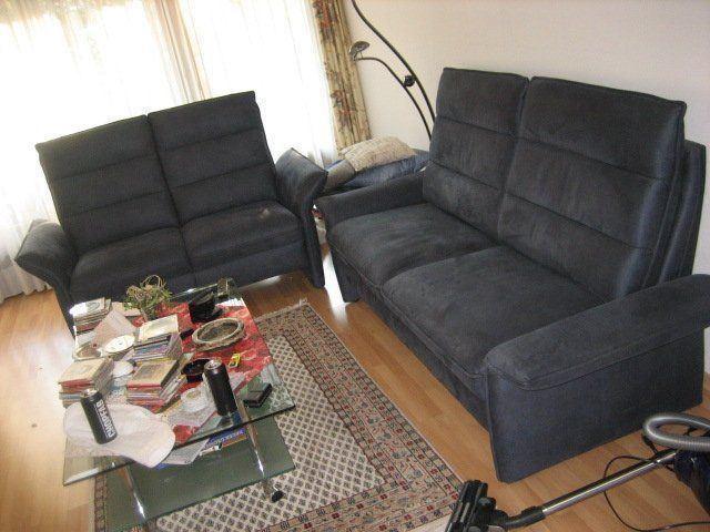 2er und 3er Sofa blau kaufen auf Ricardo