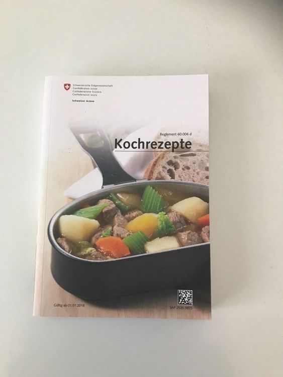 Militär Kochbuch Kochrezept 60.006d | Kaufen auf Ricardo