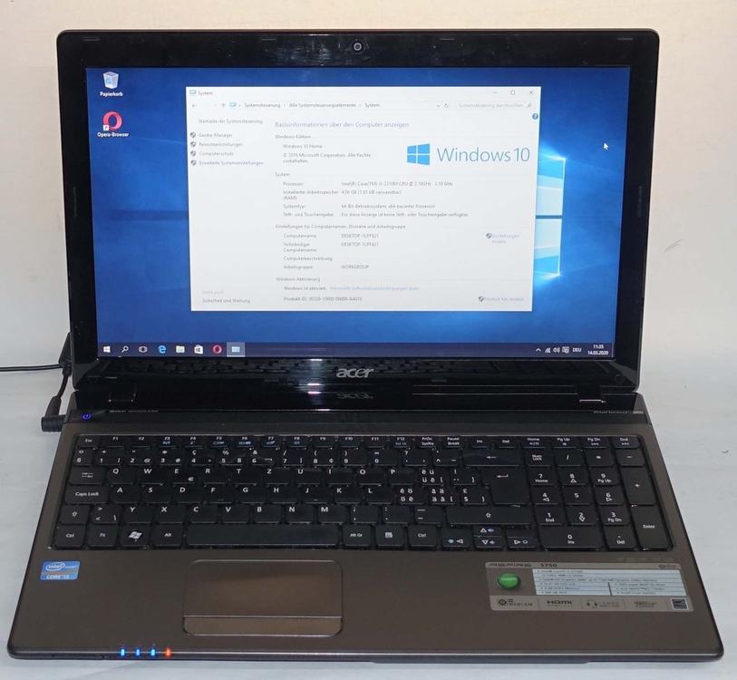 Acer aspire 5750g есть ли bluetooth