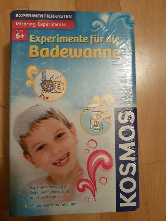 experimente für badewanne