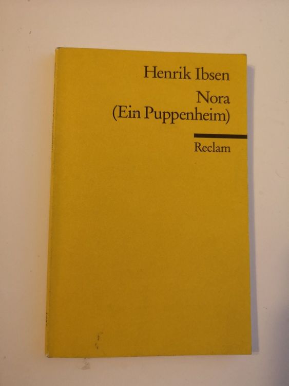 Henrik Ibsen Nora Ein Puppenheim Kaufen Auf Ricardo
